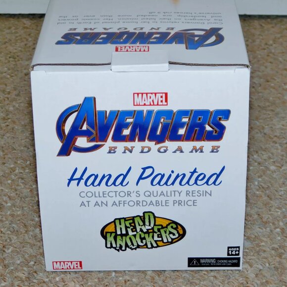 2019 NECA Head Knockers Marvel Avengers Endgame Captain Marvel Resin Figure MIB - Picture 9 of 10